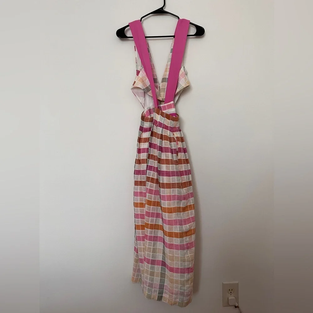 Anthropologie Maeve Ombré Plaid Midi Sundress- NWOT - Picture 6 of 7